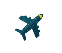 By plane